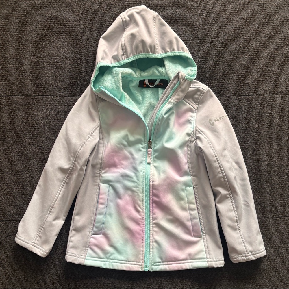 Free Country Girl’s Freecycle Super Softshell Jacket (Size 7/8)